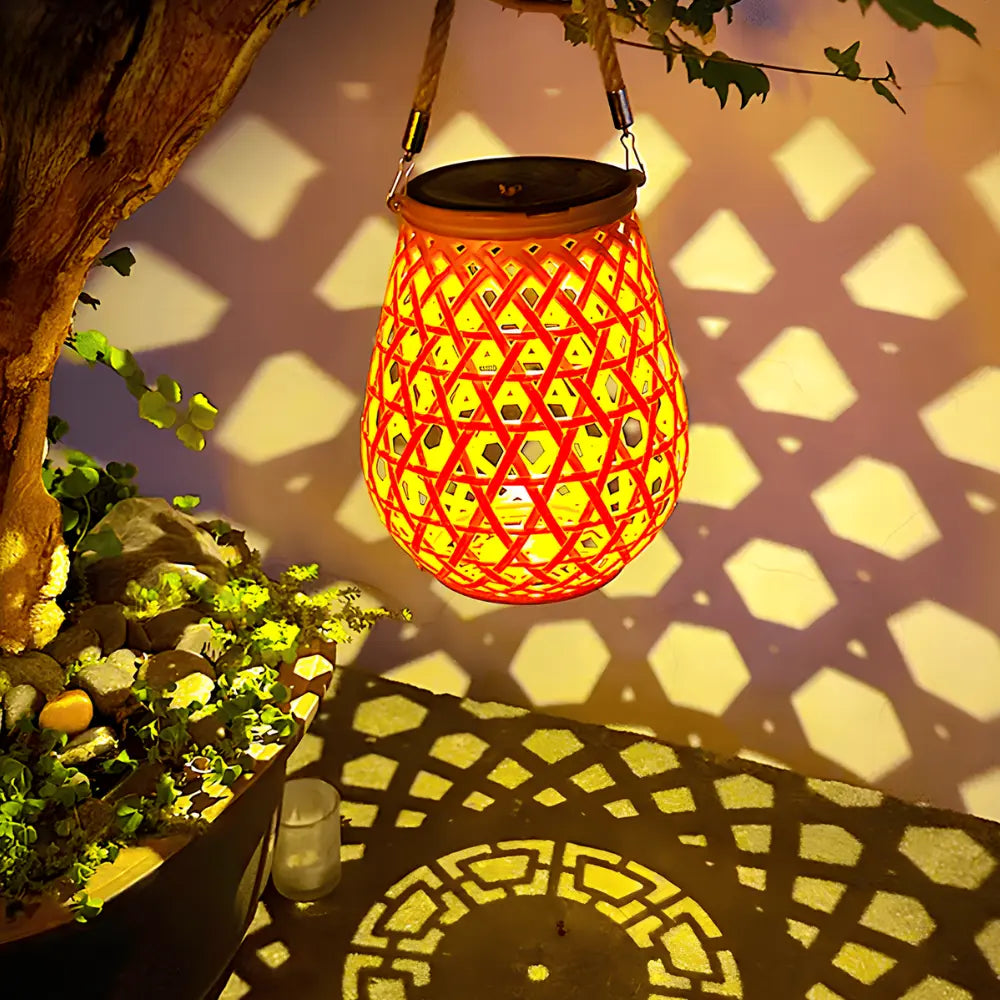 Solara™ Woven Lantern