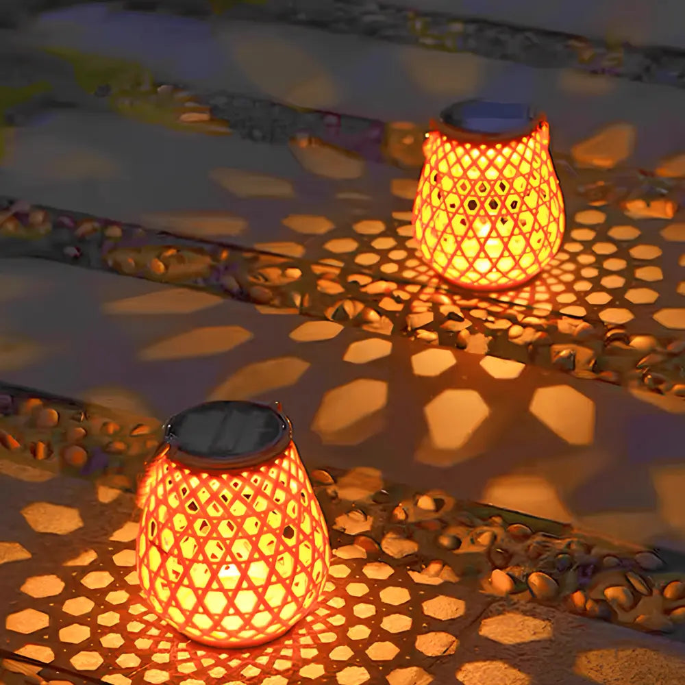 Solara™ Woven Lantern