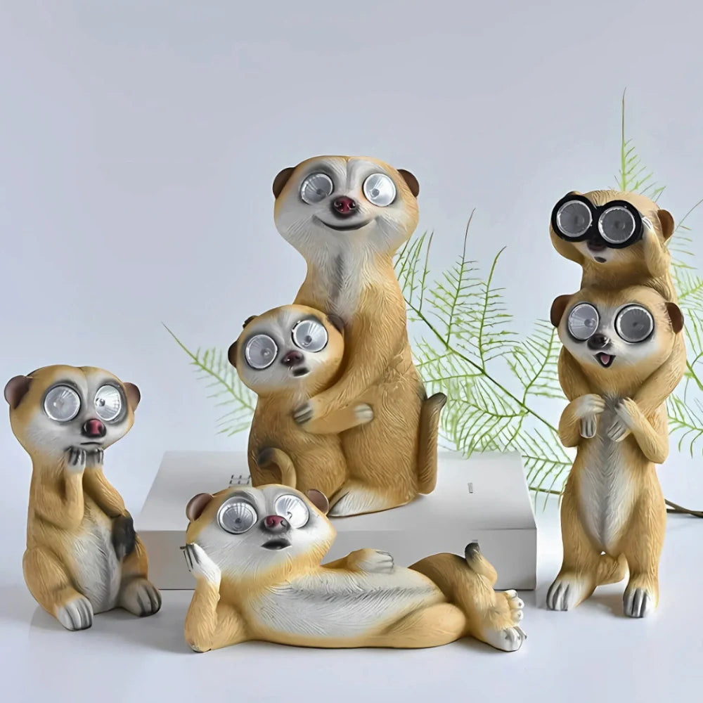 SolarKats™ Meerkat Light Figures