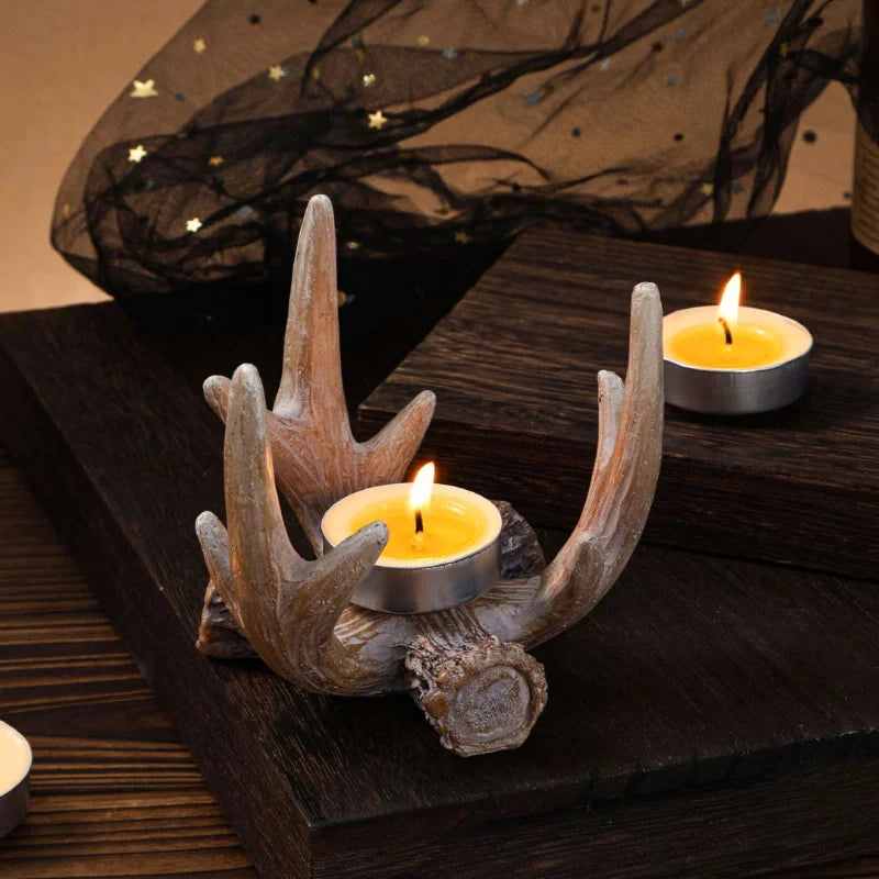Antler Candle Holder