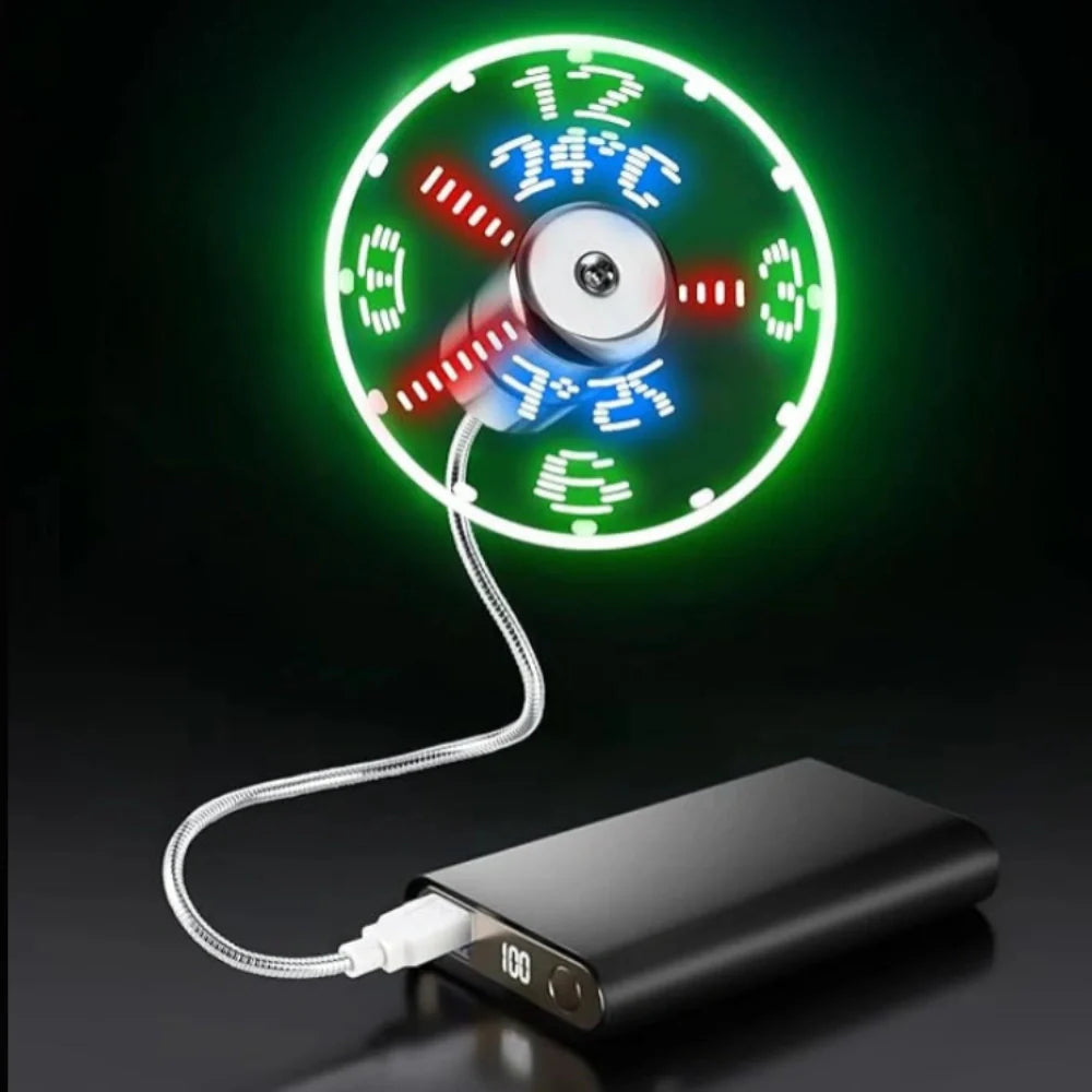 TimeGlow™ Clock Fan