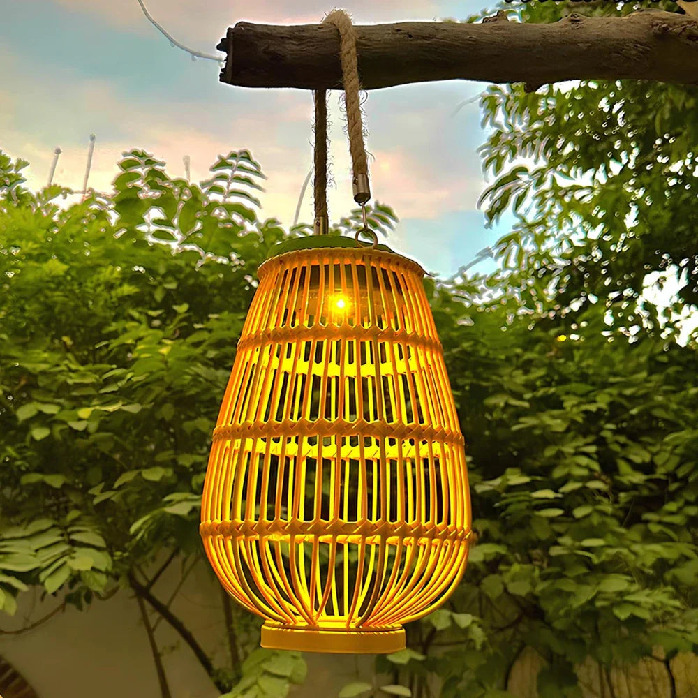 Solara™ Woven Lantern