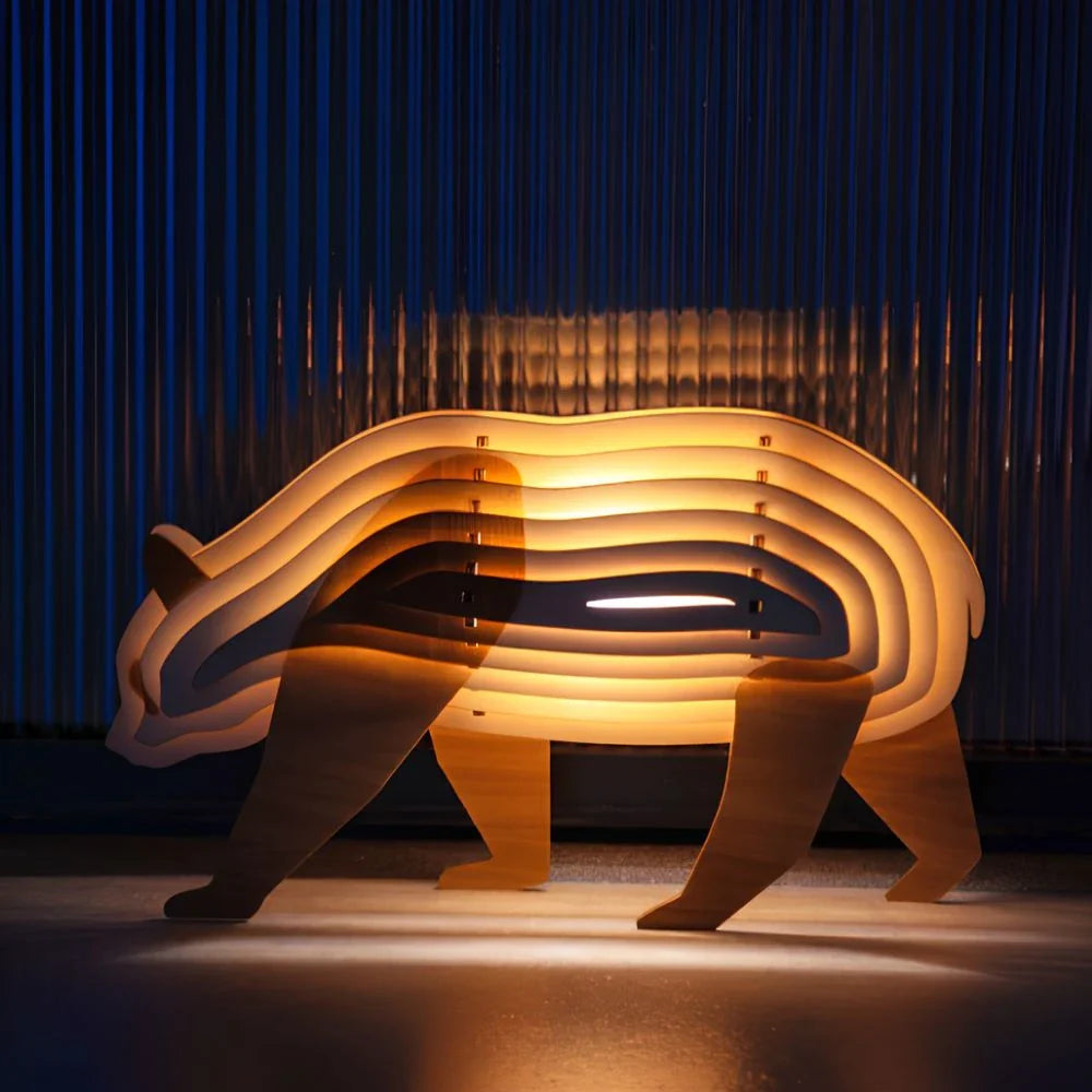 WildCraft™ Wooden Animal Light