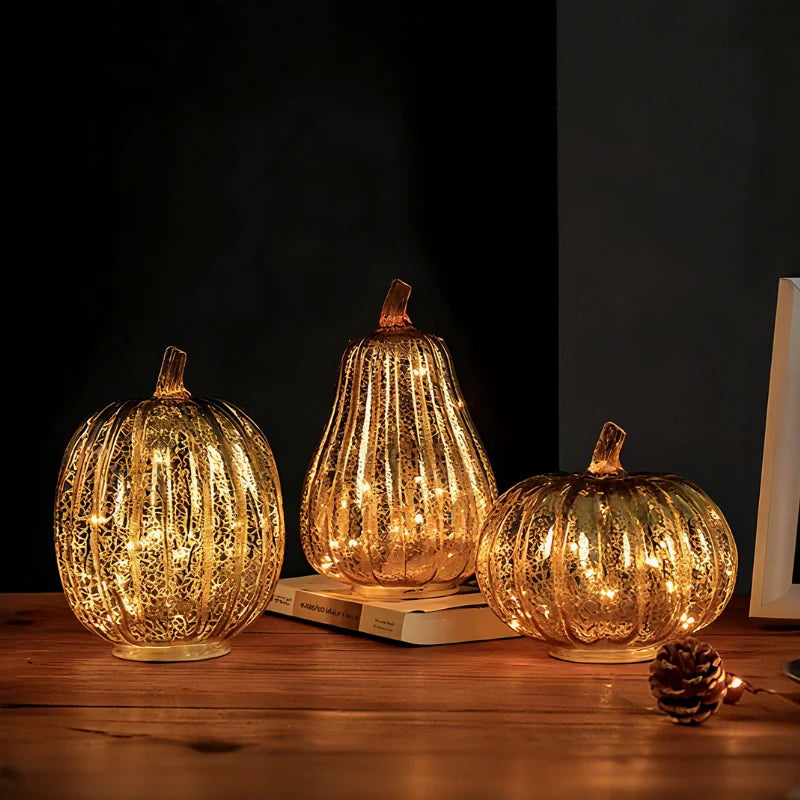 HarvestGlow™ Hand-Blown Glass Lamp