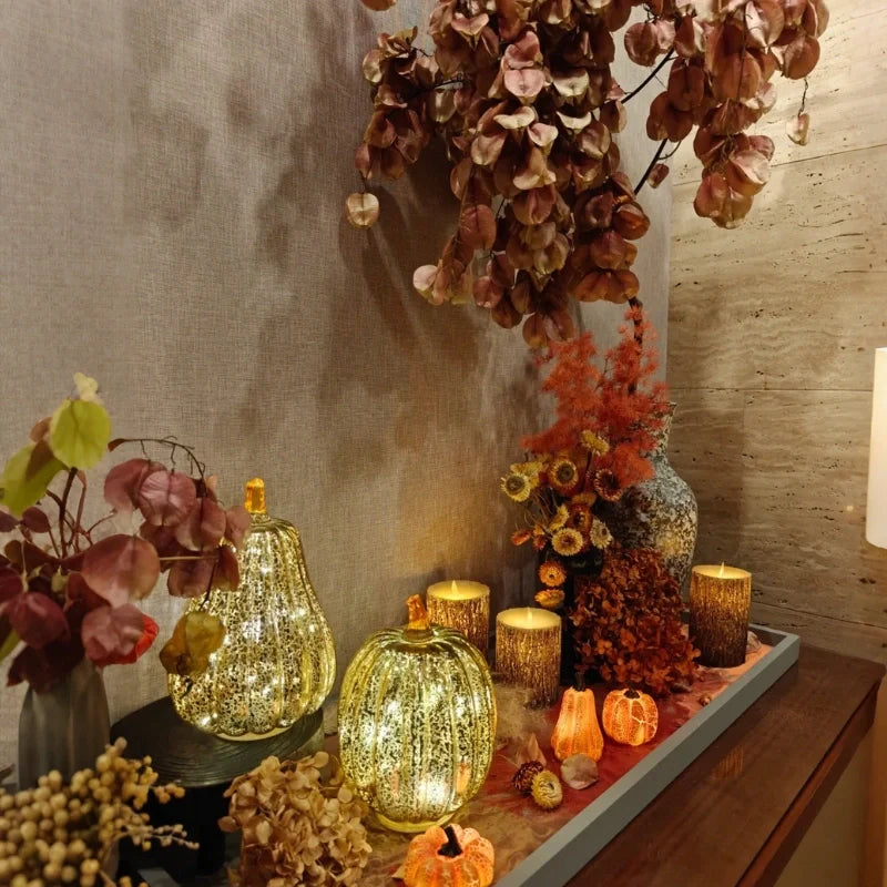 HarvestGlow™ Hand-Blown Glass Lamp