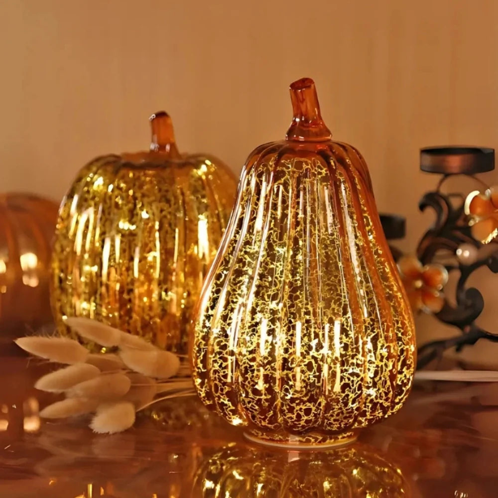 HarvestGlow™ Hand-Blown Glass Lamp