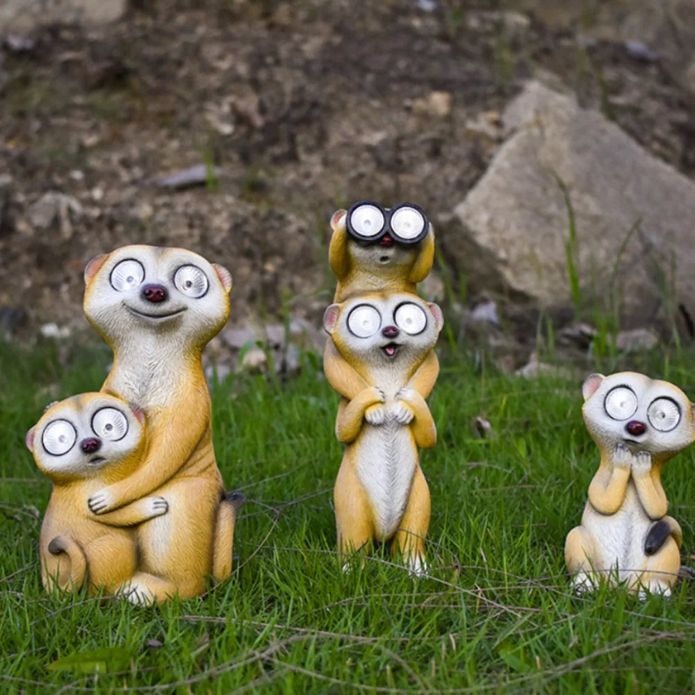 SolarKats™ Meerkat Light Figures