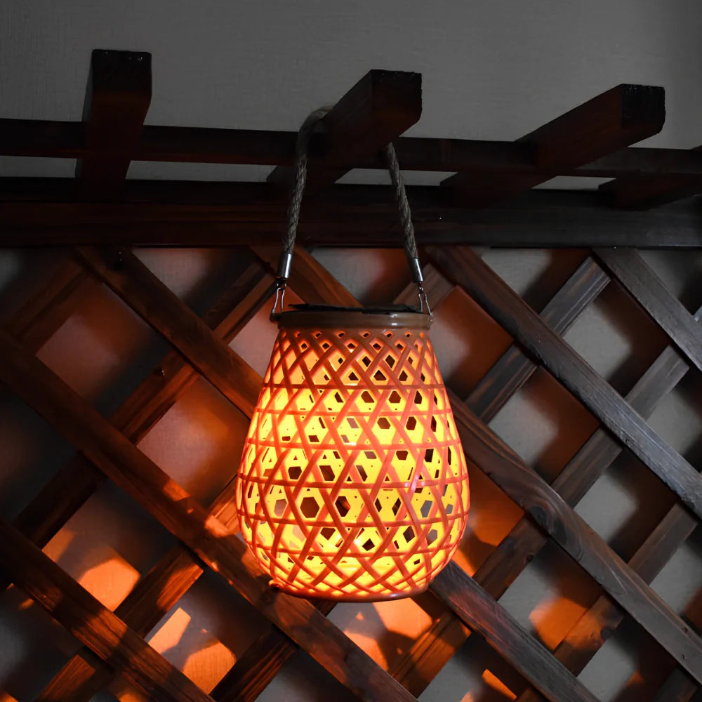 Solara™ Woven Lantern