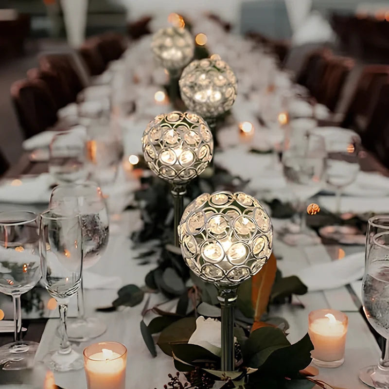 CrystalGlow™ Candle Holder