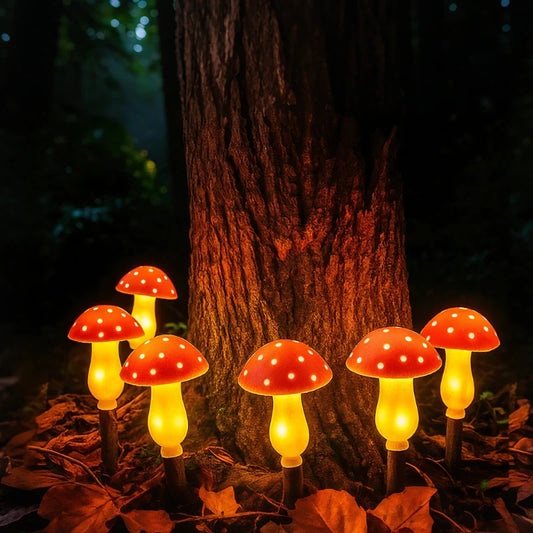 MoonlitMushrooms™ Solar Garden Lights