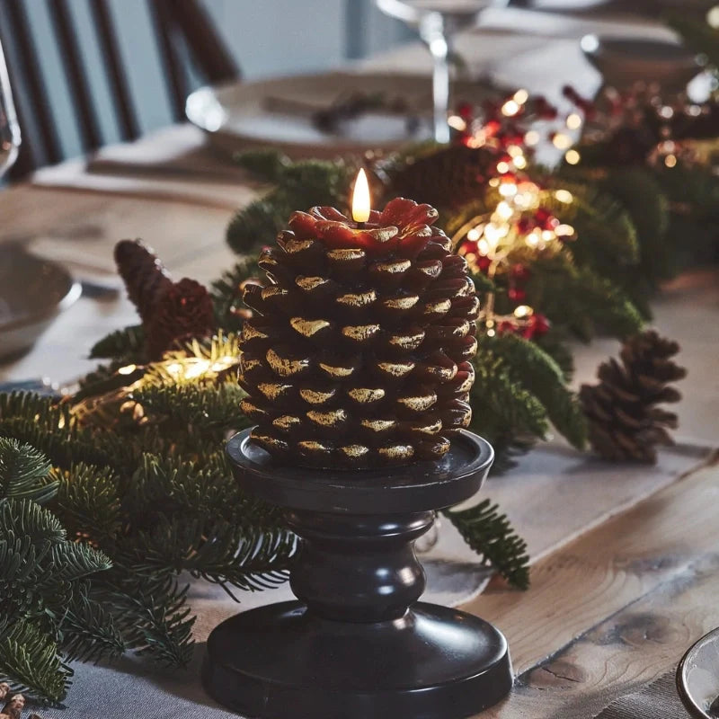 ForestHearth™ Flameless Pinecone Candles