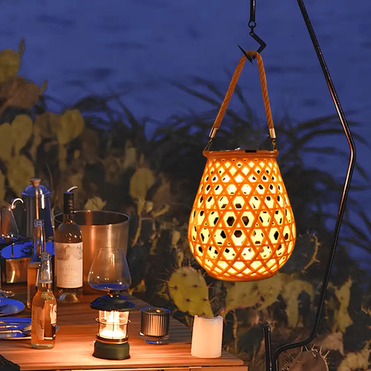 Solara™ Woven Lantern