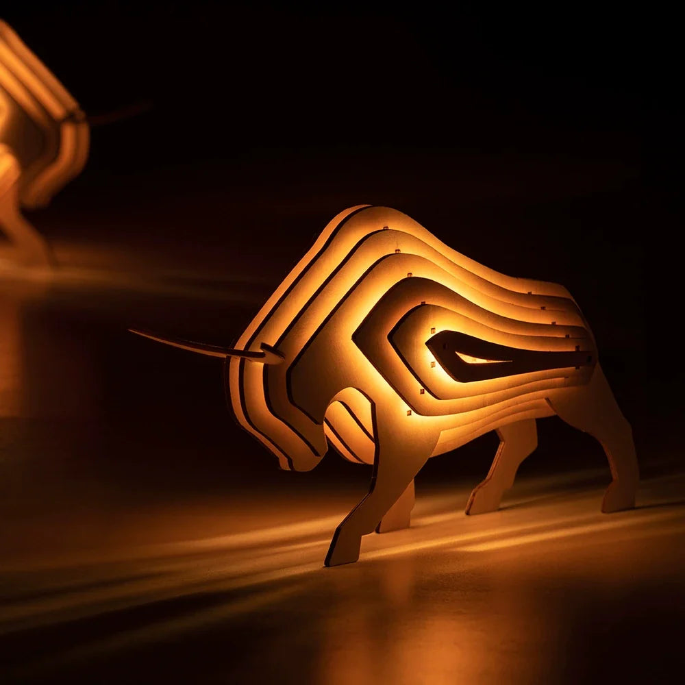 WildCraft™ Wooden Animal Light