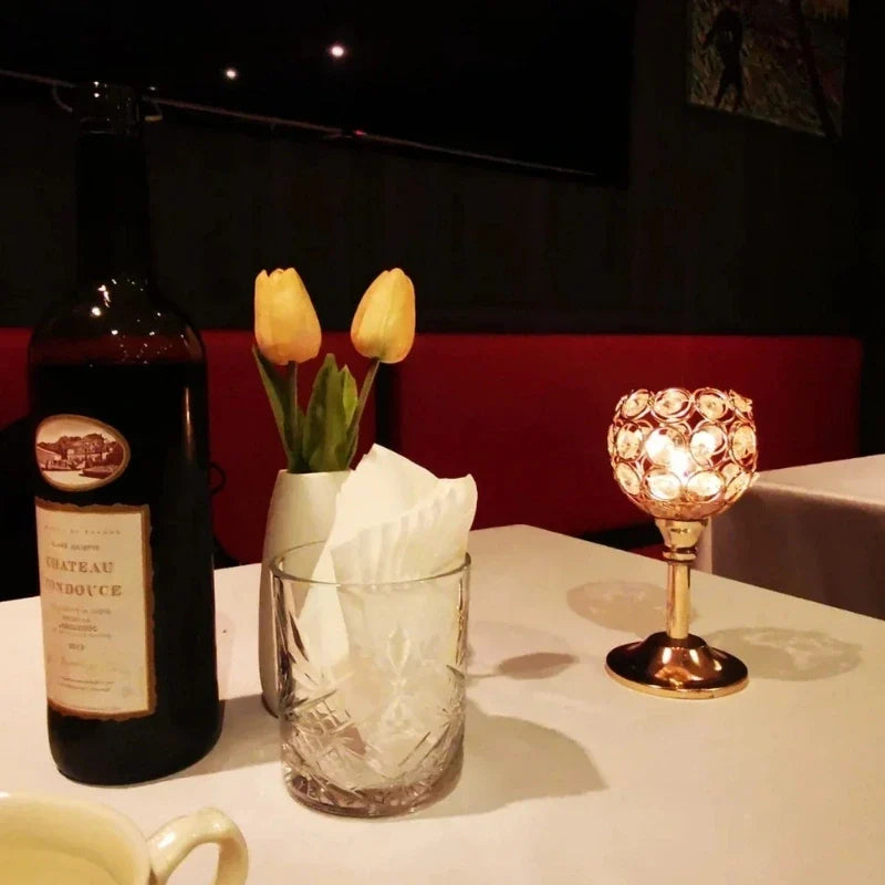 CrystalGlow™ Candle Holder