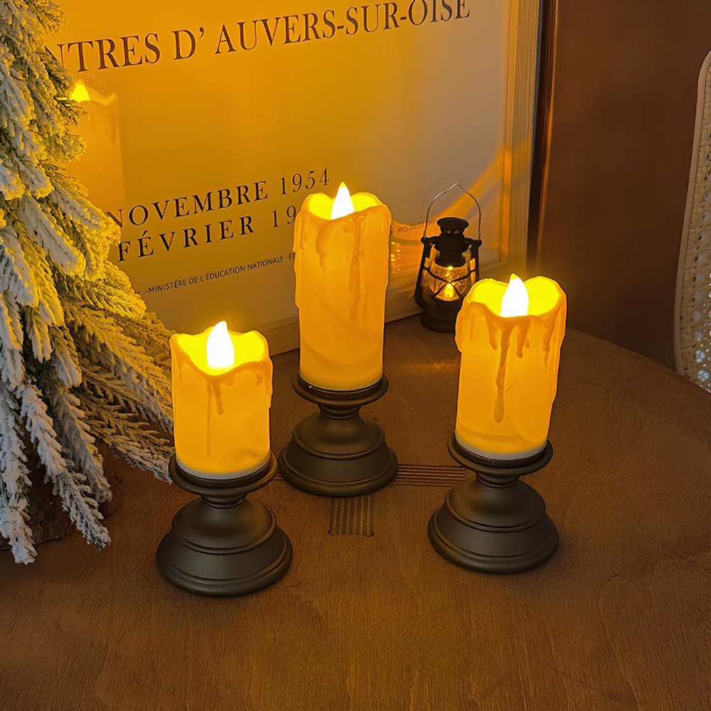 Flameless Block Candles