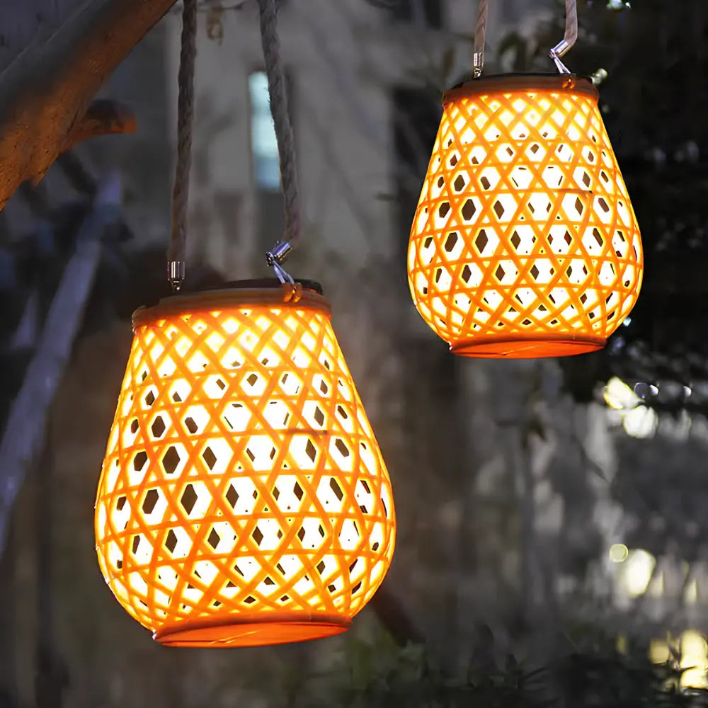 Solara™ Woven Lantern