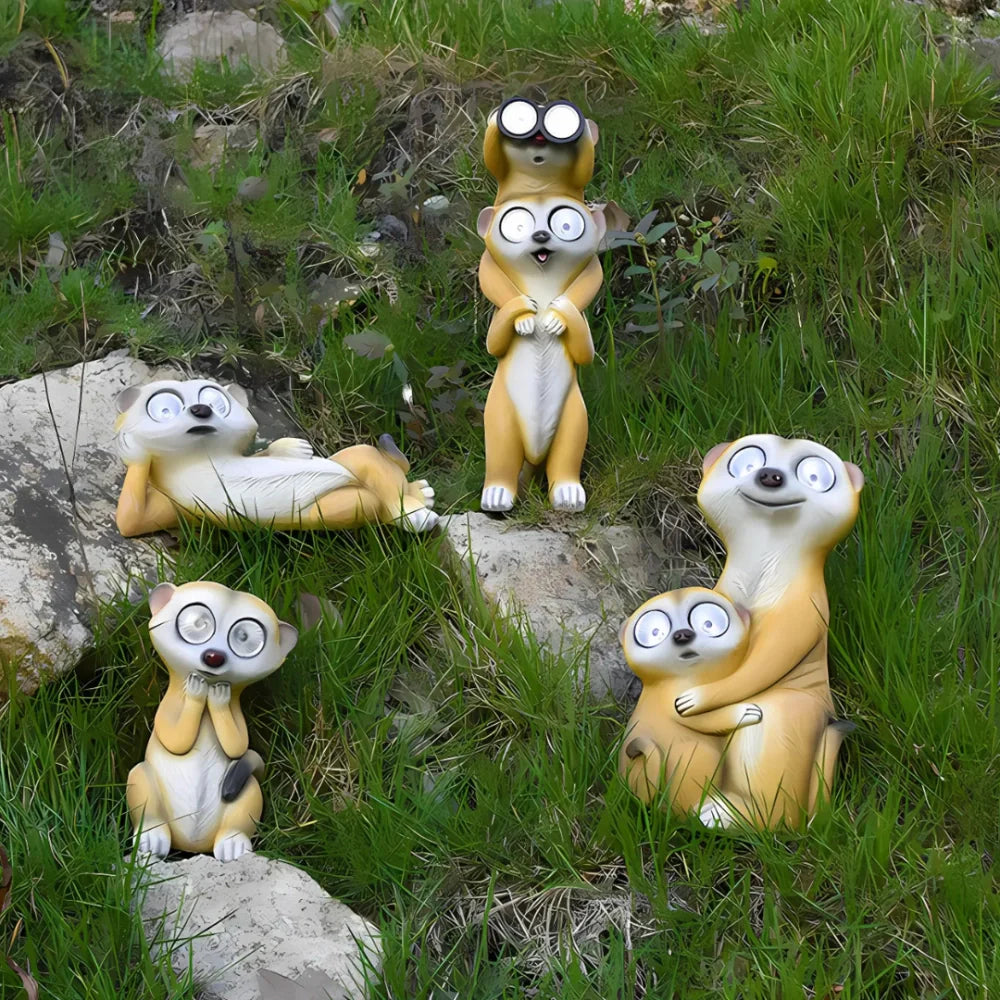 SolarKats™ Meerkat Light Figures