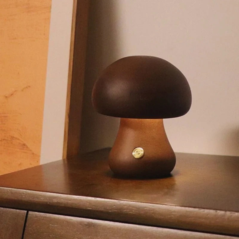 Lumishroom™ Wooden Table Lamp