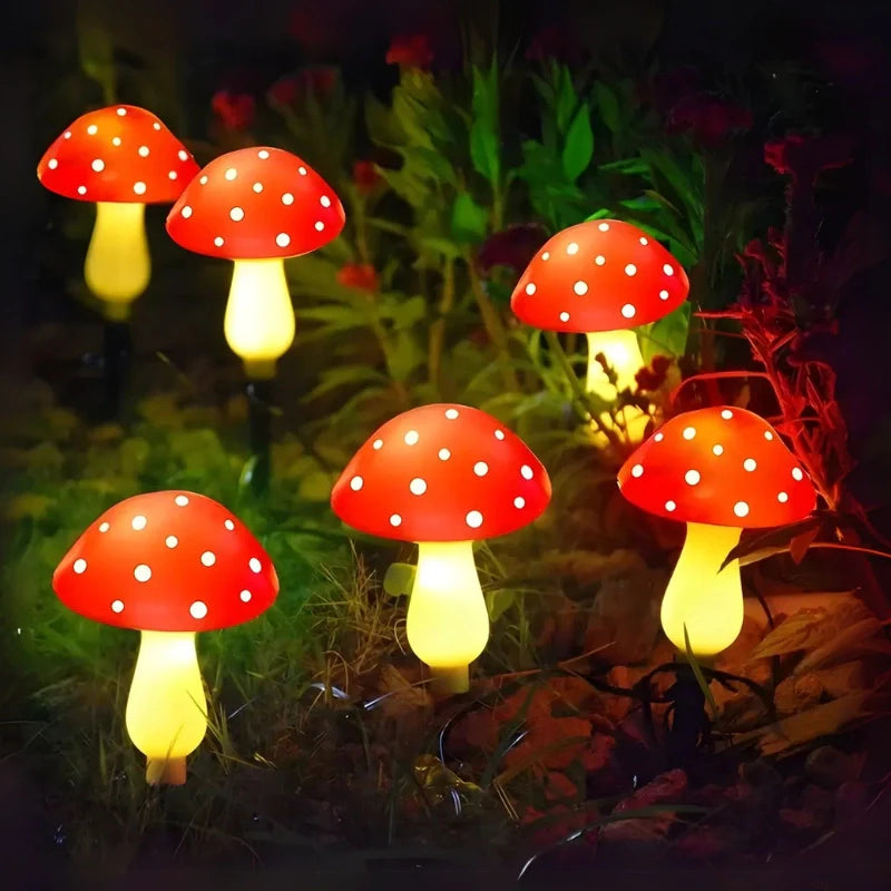 MoonlitMushrooms™ Solar Garden Lights