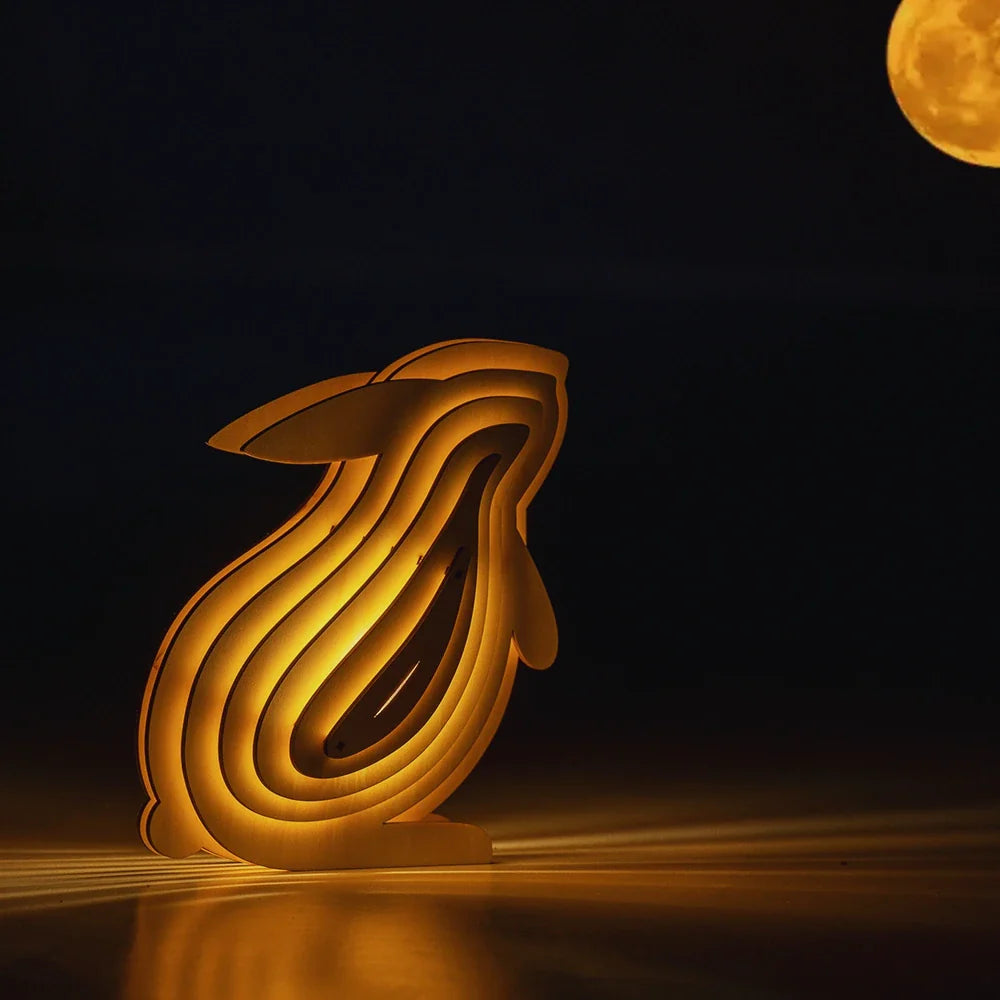 WildCraft™ Wooden Animal Light