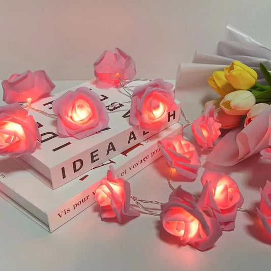 Enchanting Rose Lights