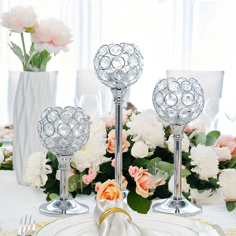 CrystalGlow™ Candle Holder