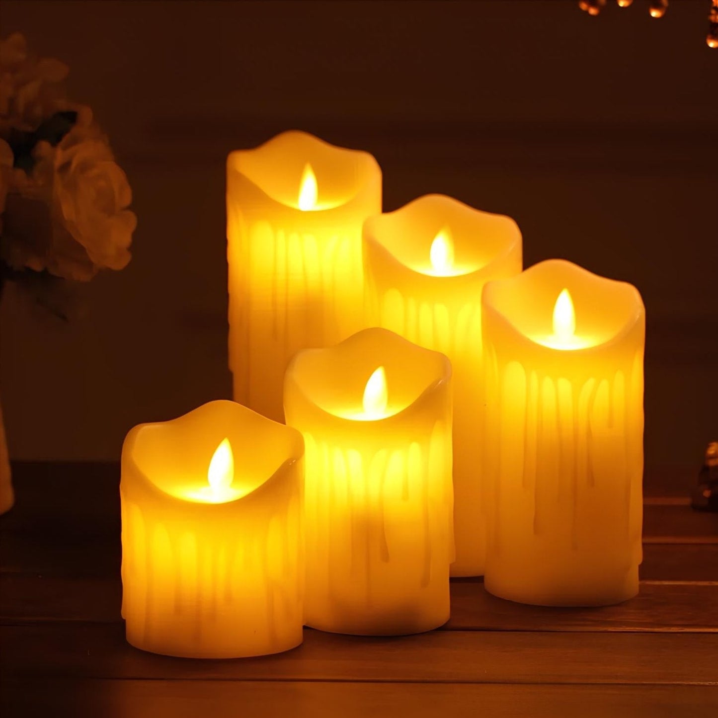 Flameless Block Candles